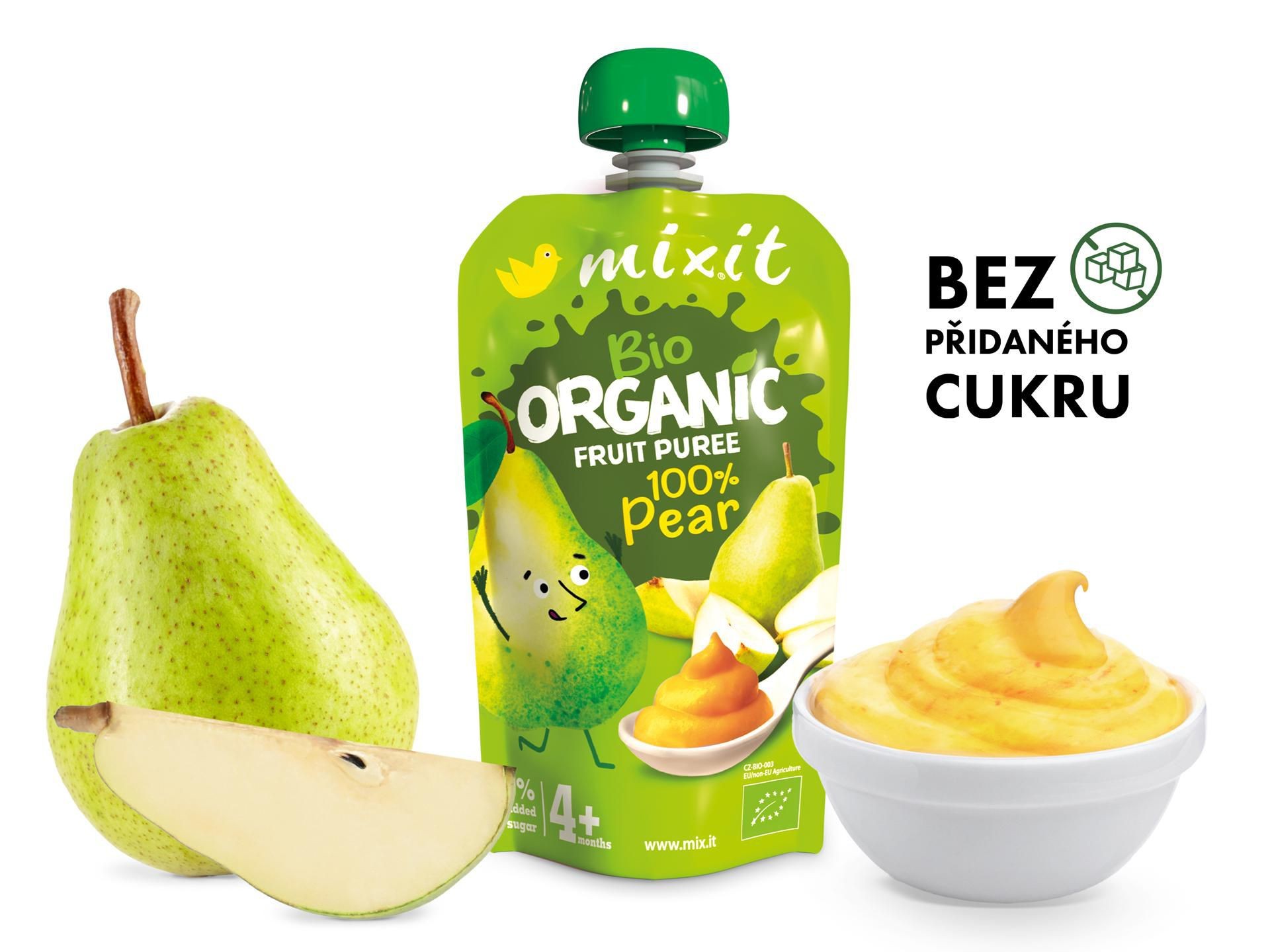 Zdravý svět - Mixit BIO ovocná kapsička - 100 % Hruška 100g