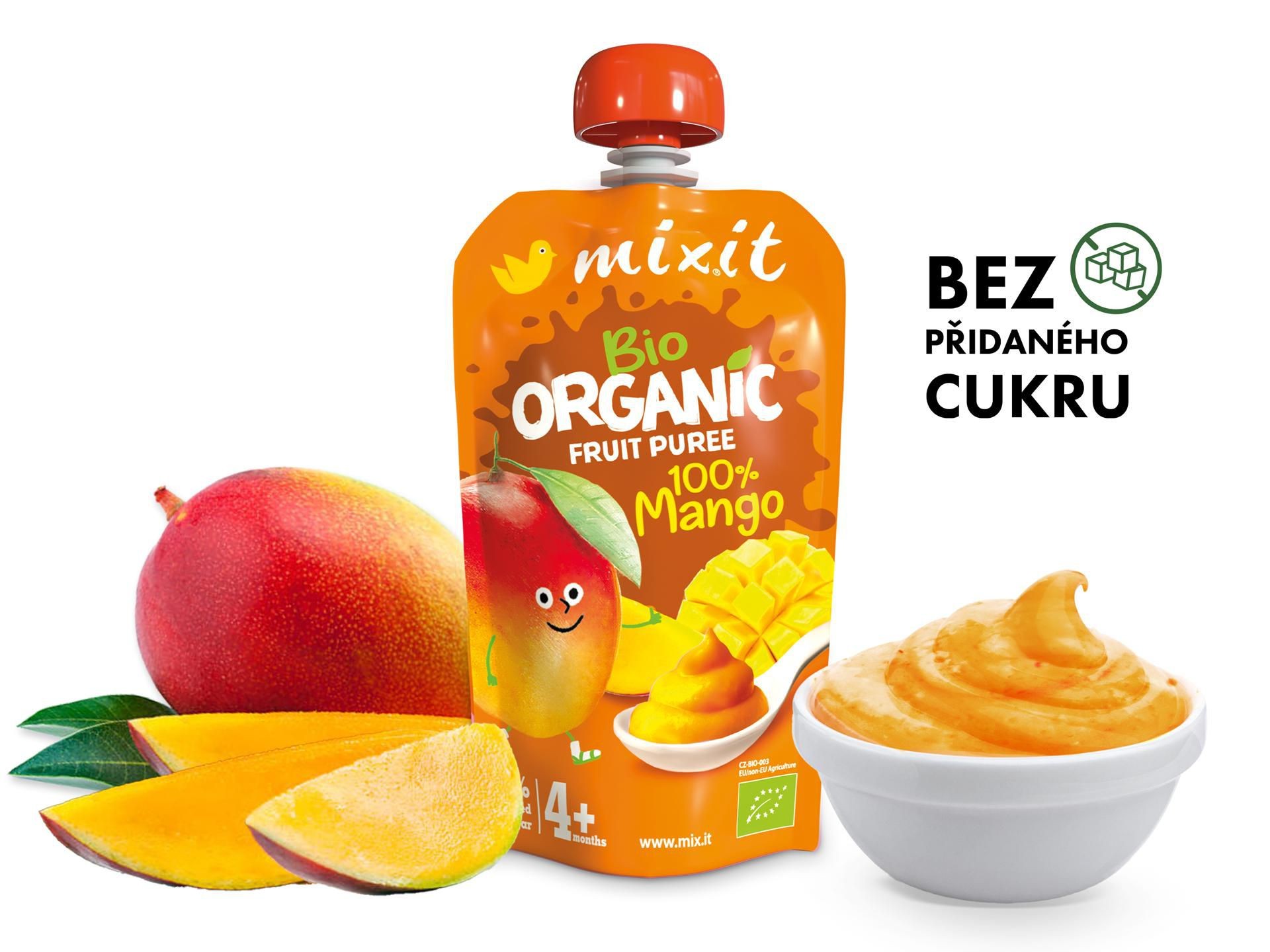 Zdravý svět - Mixit BIO ovocná kapsička - 100 % Mango 100g