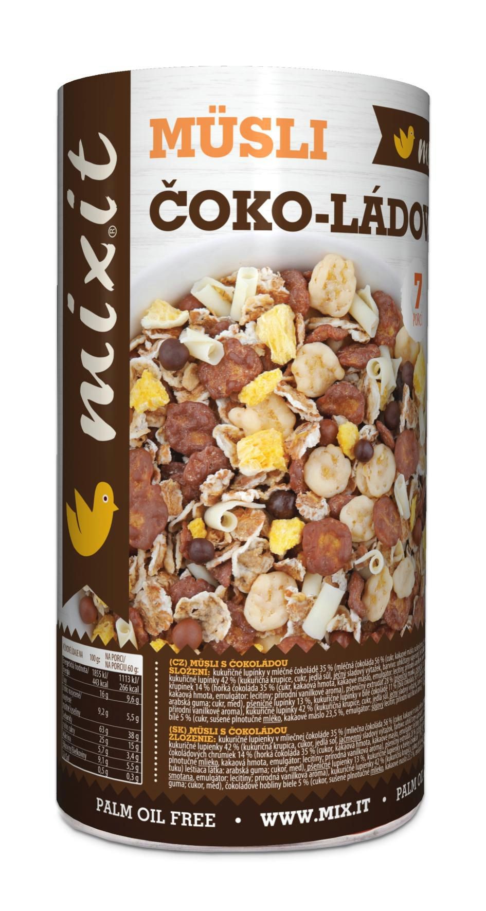 Trvanlivé potraviny - Mixit Čokoládování 450g