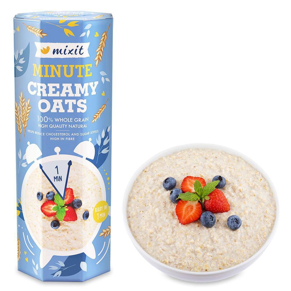 Trvanlivé potraviny - Mixit Creamy Oats - Minutové ovesné vločky 750G