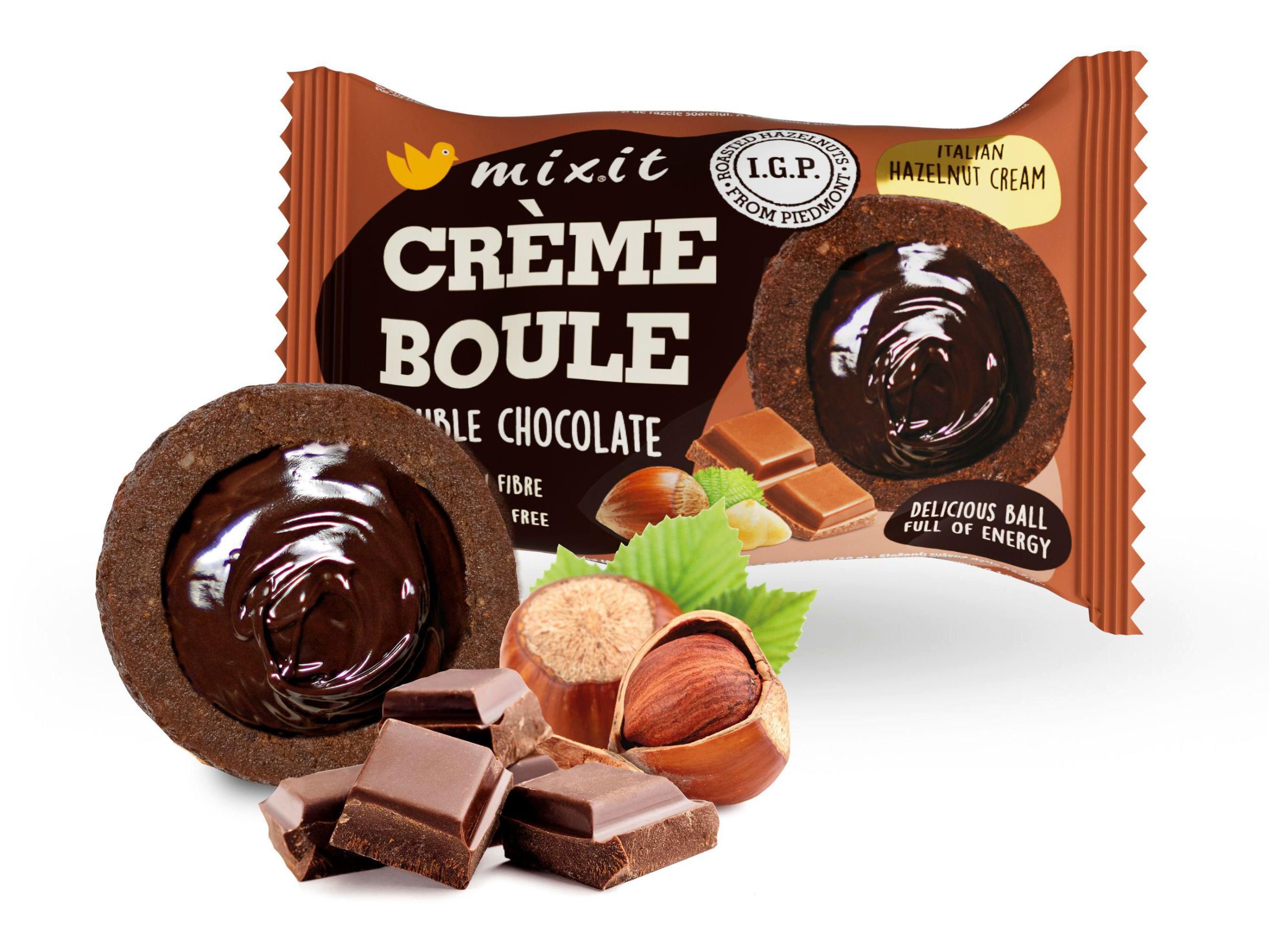 Trvanlivé potraviny - Mixit Créme boule double chocolate 30g