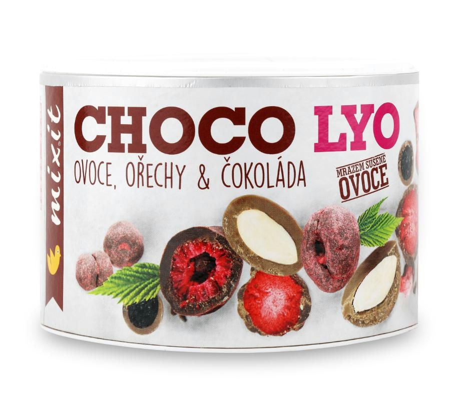 Trvanlivé potraviny - Mixit Křupavé ovoce a ořechy v čokoládě 180g