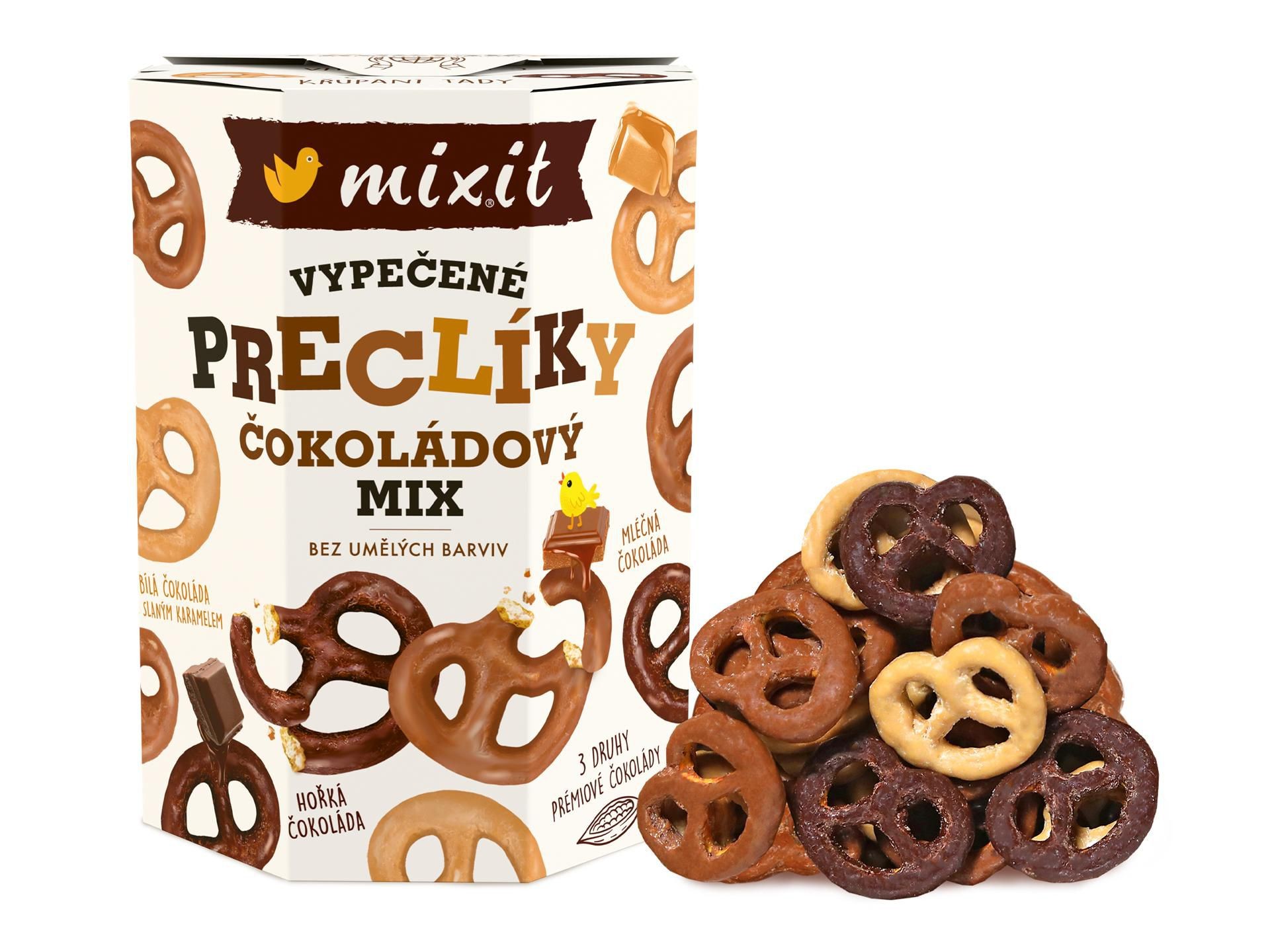 Mixit Mix preclíků v čokoládě 250g-0
