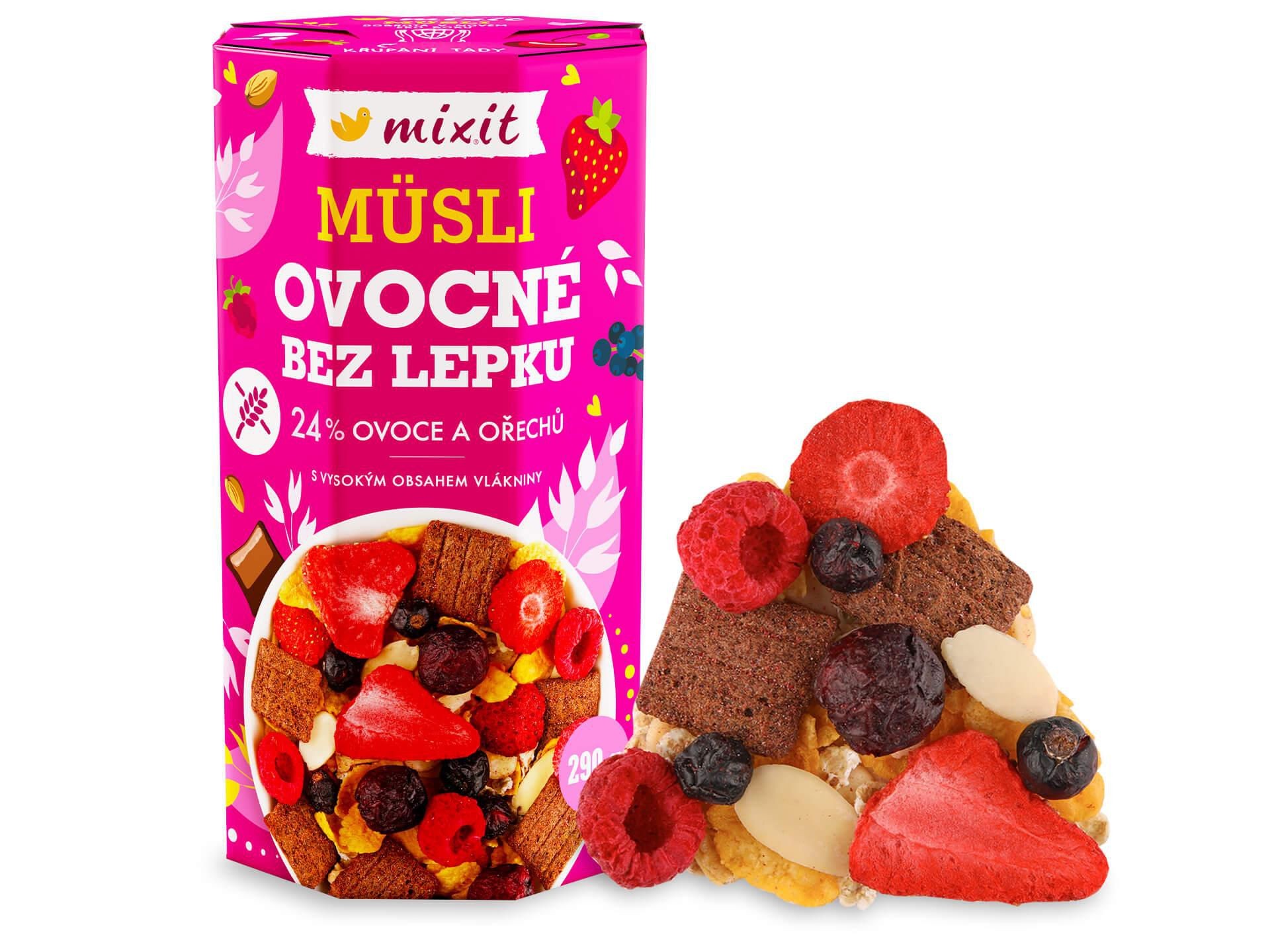 Zdravý svět - Mixit - Ovocné müsli bez lepku, 290g