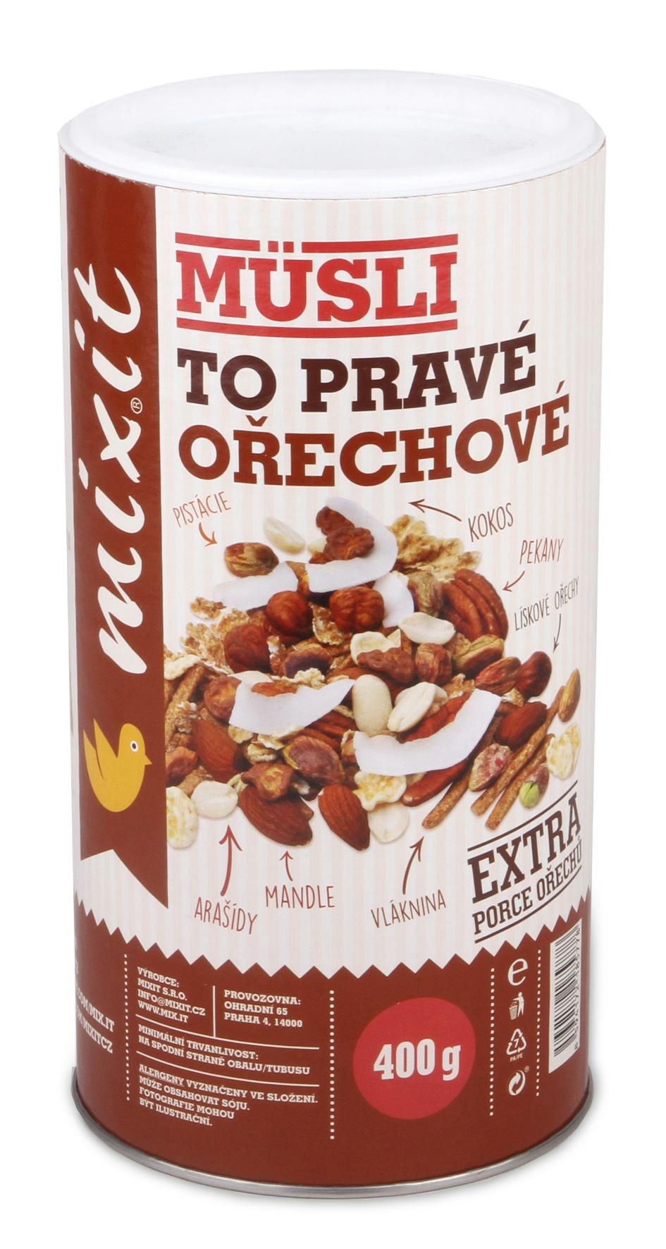 Trvanlivé potraviny - Mixit To pravé ořechové 400g