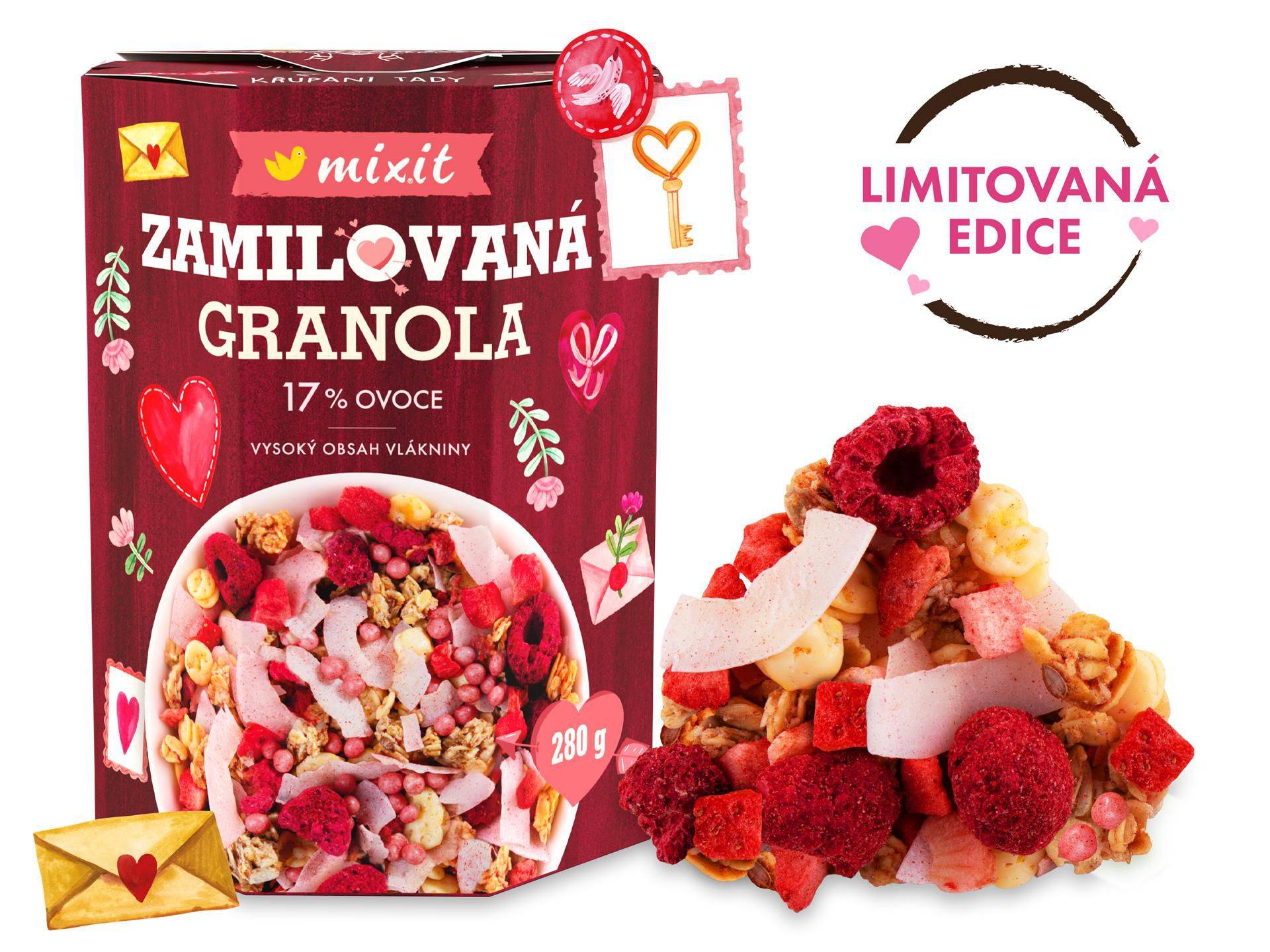 Trvanlivé potraviny - Mixit Zamilovaná granola z pece 280g