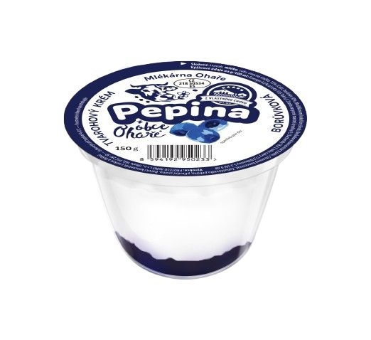 Mlékárna Ohaře, Pepina  z obce Ohaře BORŮVKOVÁ, 150g
