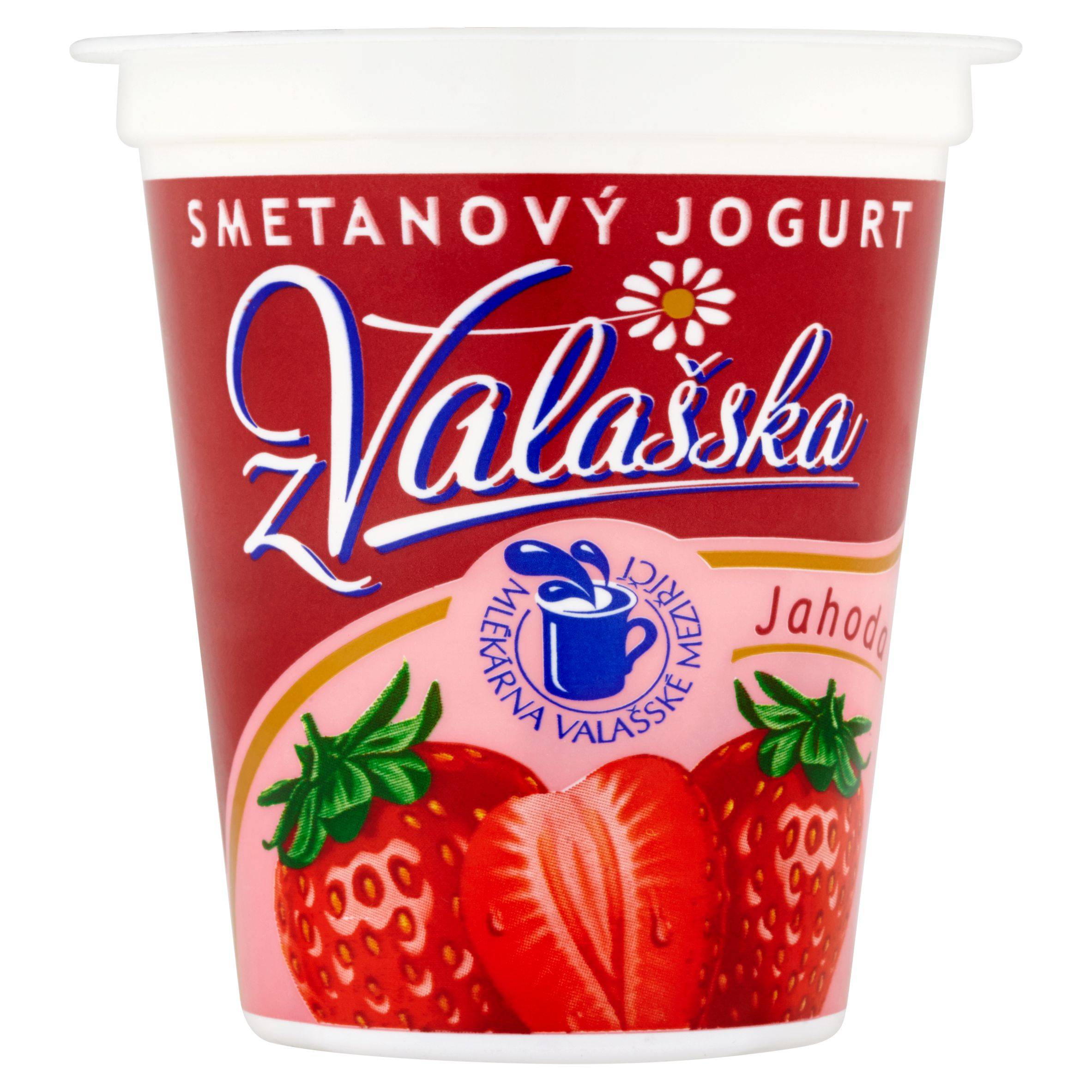 Mléčné a chlazené - Mlékárna Valašské Meziříčí Smetanový jogurt z Valašska jahoda 150 g