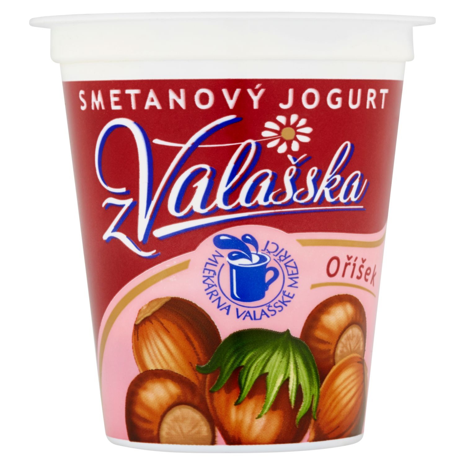 Mléčné a chlazené - Mlékárna Valašské Meziříčí Smetanový jogurt z Valašska oříšek 150 g