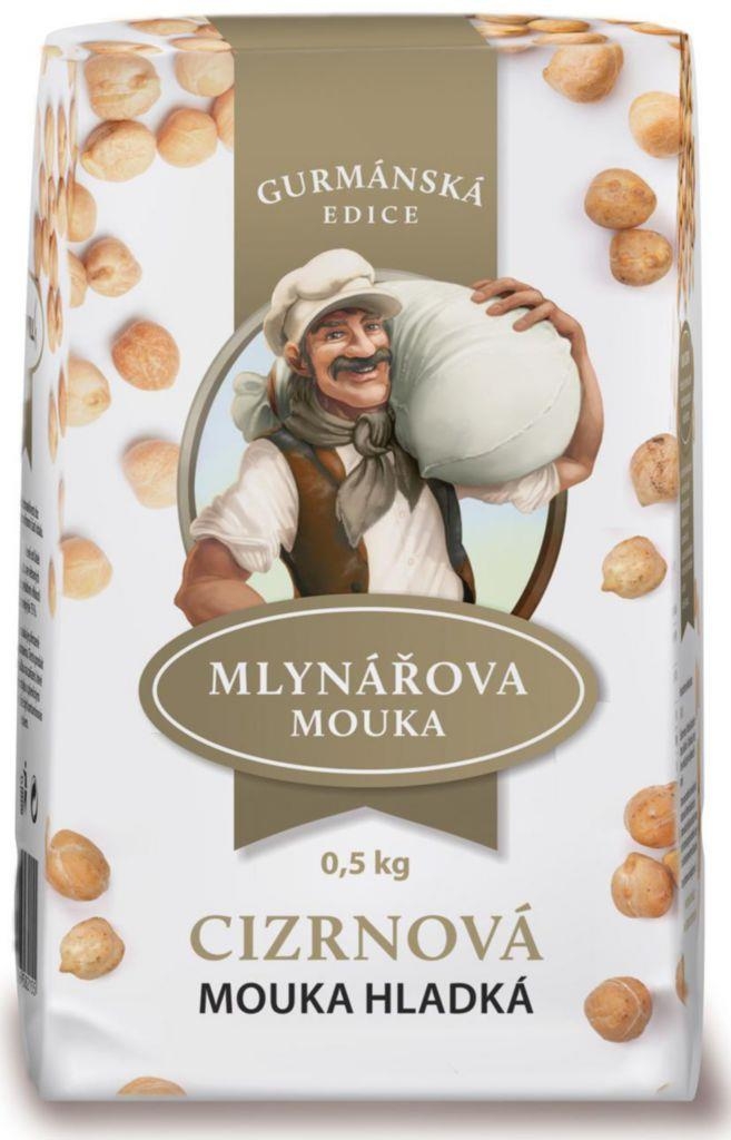 Trvanlivé potraviny - Mlynářova mouka Cizrnová mouka hladká 500g