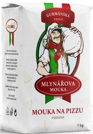 Trvanlivé potraviny - Mlynářova mouka Pšeničná mouka na pizzu 1kg