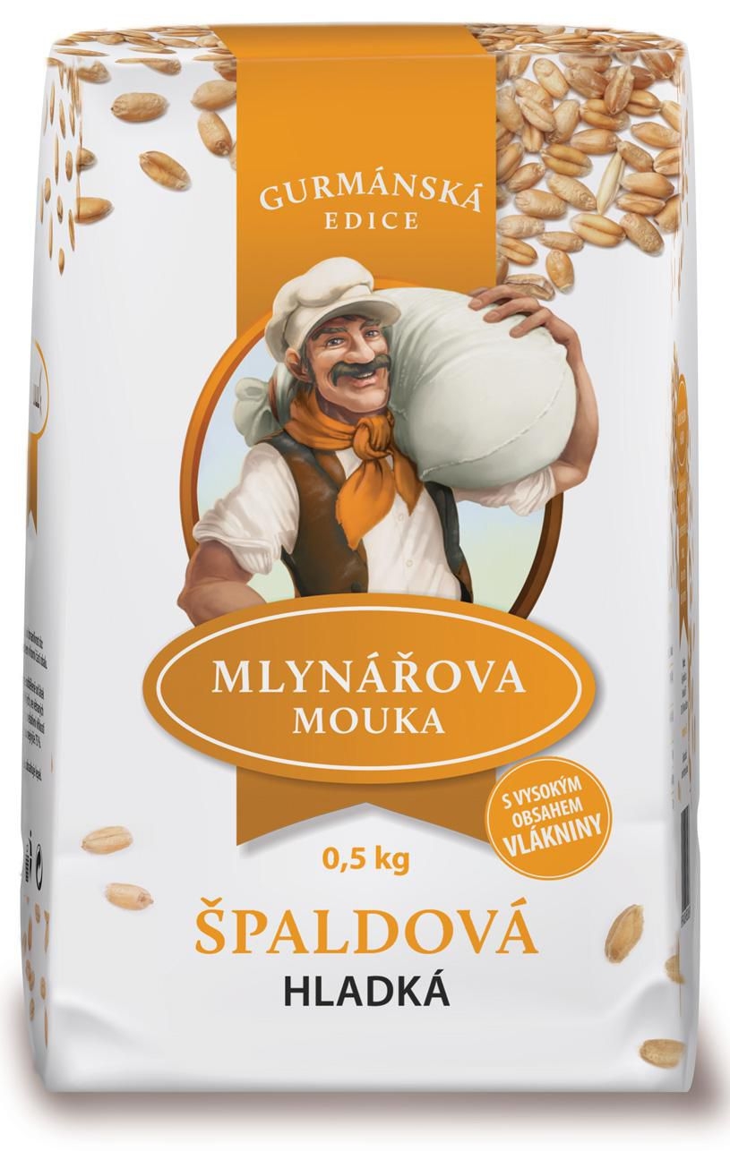 Trvanlivé potraviny - Mlynářova mouka Špaldová mouka hladká 500g