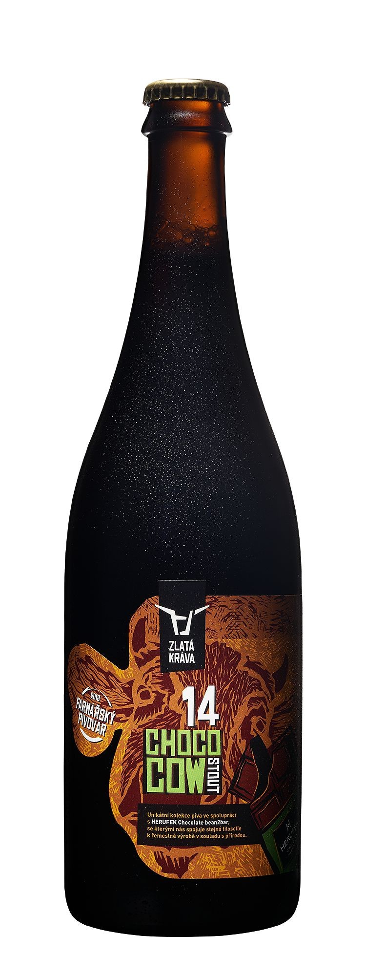 Nápoje - MNP Zlatá Kráva 14 Chococow Stout 0,7l