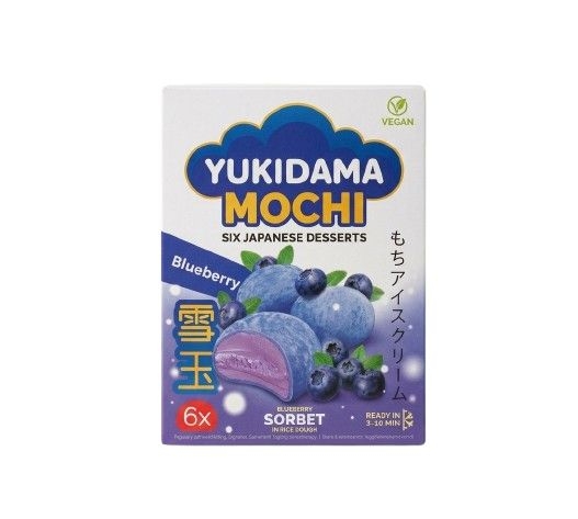 Mražené potraviny - Mochi Borůvka 6 x 36 ml