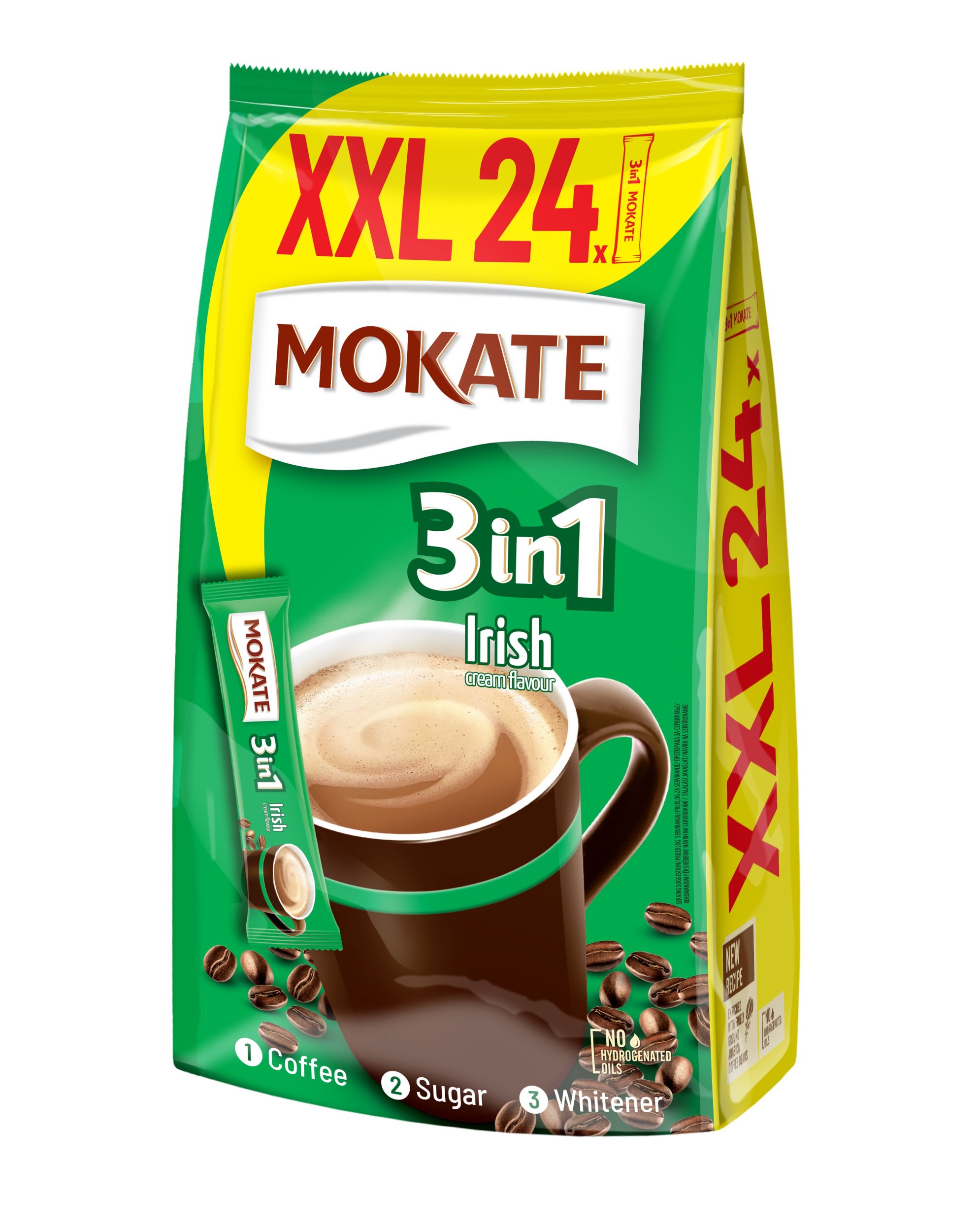 Nápoje - Mokate 3v1 Irish XXL 24x17g