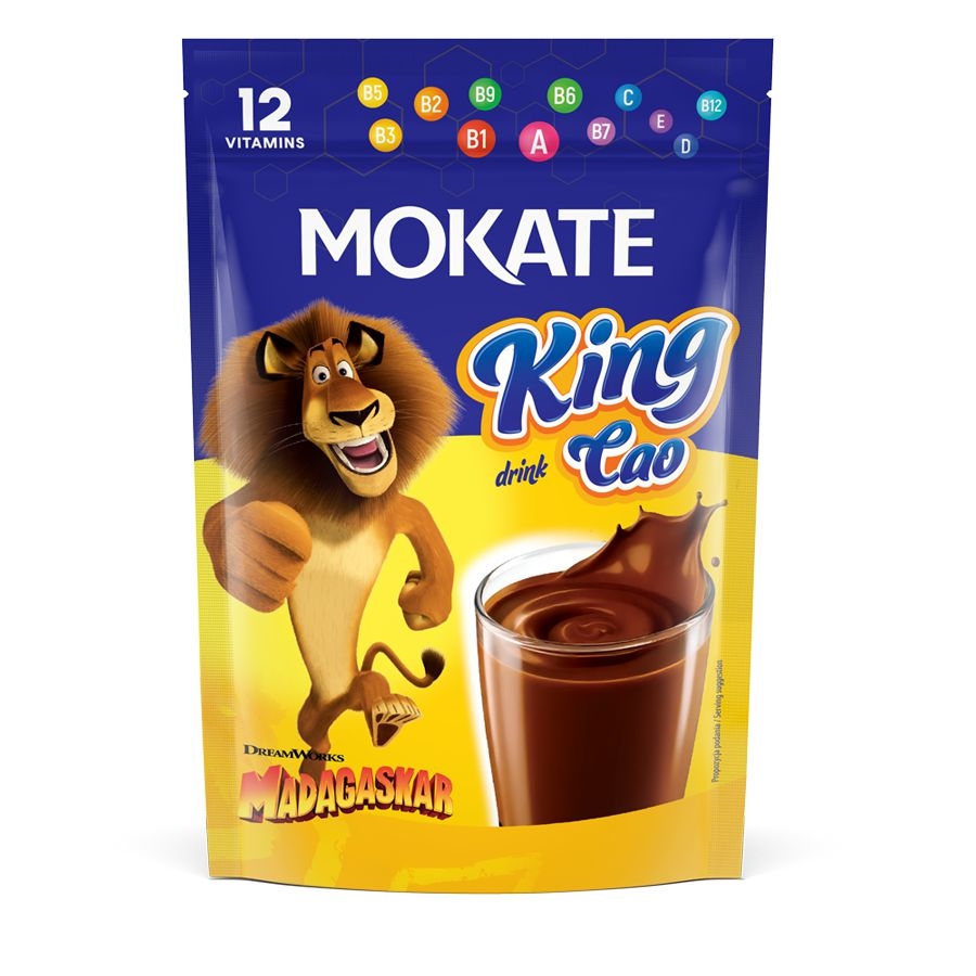 Nápoje - Mokate King Cao kakaový nápoj 20% + 12 vitamínů 150g