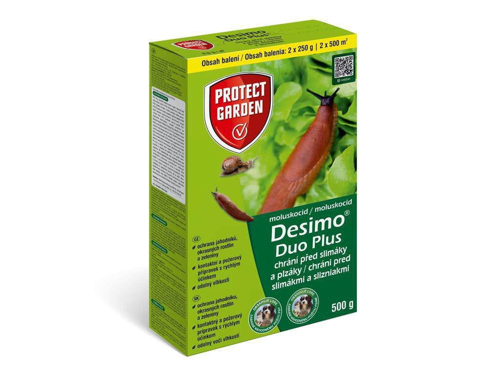Moluskocid DESIMO DUO PLUS proti slimákům a plzákům 500g-0