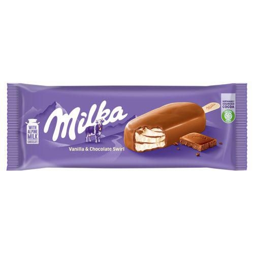 Mražené potraviny - Mondelez Milka vanilka nanuk 90 ml