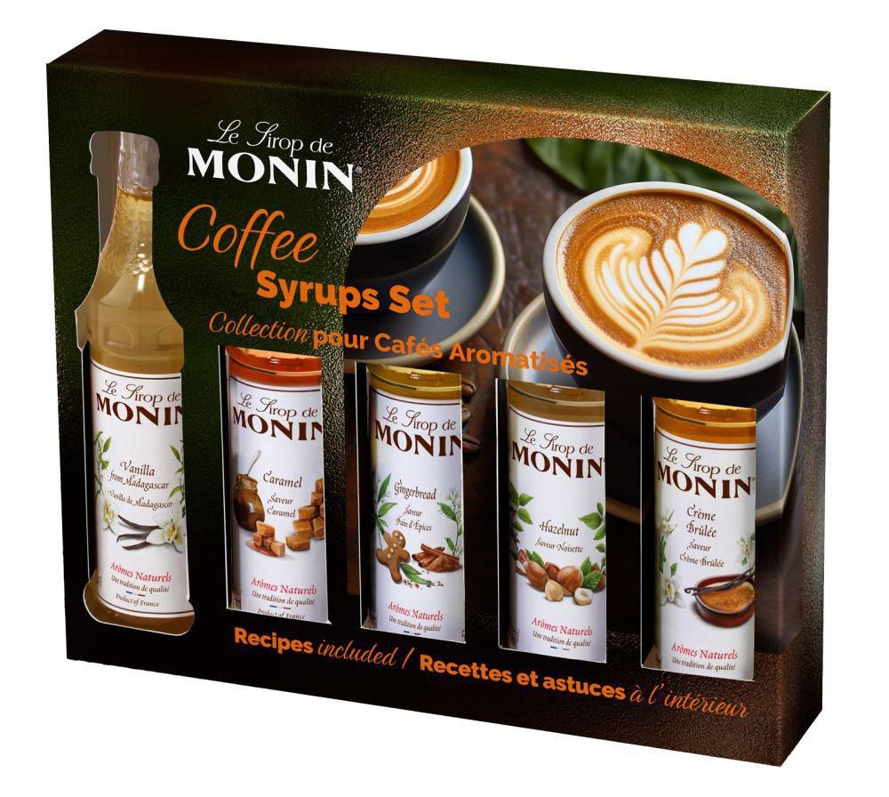 MONIN dárkové balení Coffee set 5 x 50ml