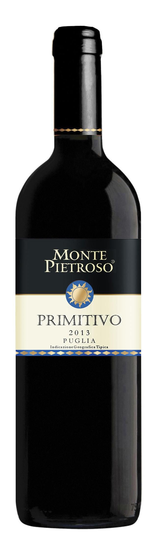 Nápoje - MONTE PIETROSO - Primitivo  0,75 l