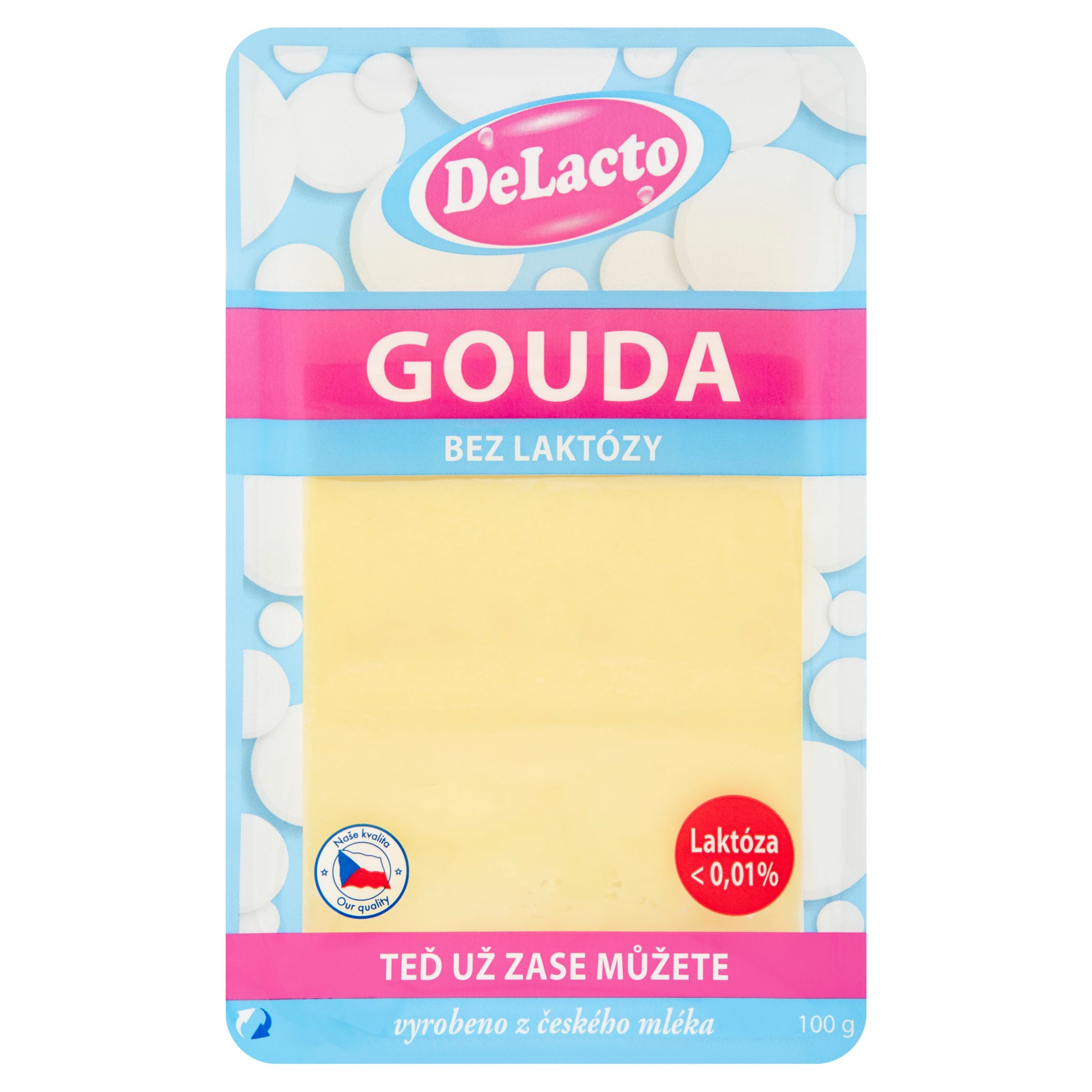 Mléčné a chlazené - Moravia DeLacto gouda plátky 100 g