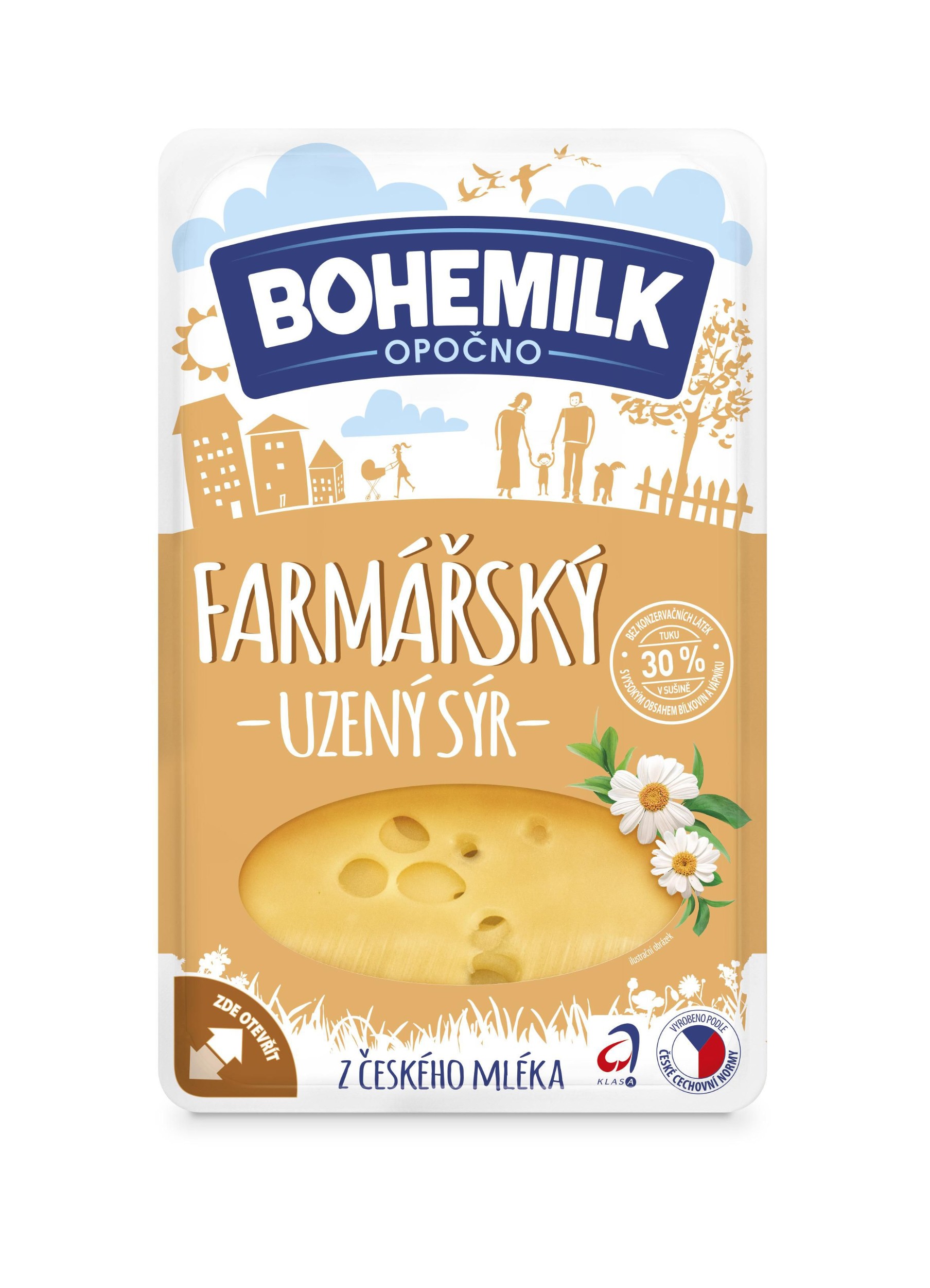 Mléčné a chlazené - Moravia Farmářský uzený sýr 100g
