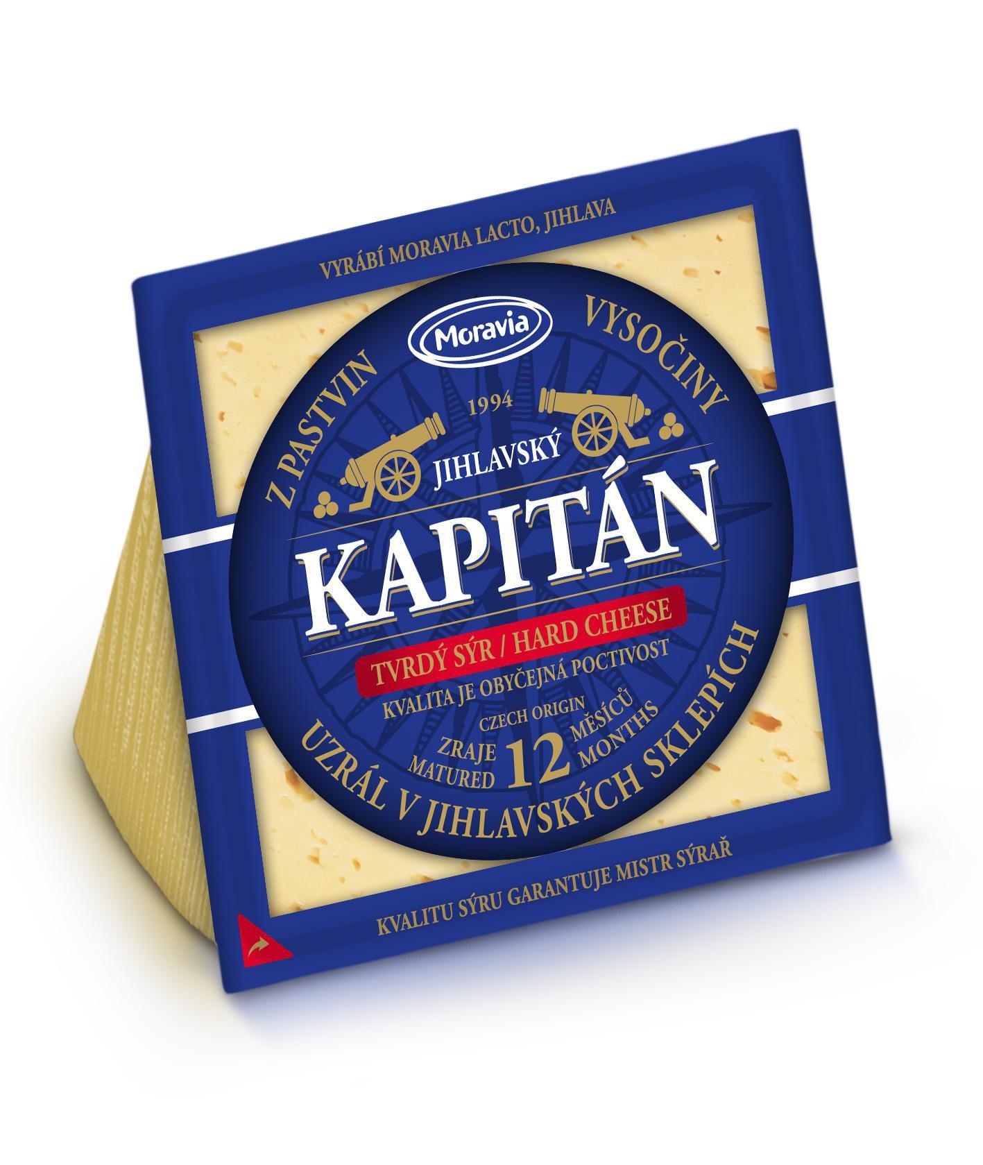 Mléčné a chlazené - Moravia Lacto Kapitán porce 160g