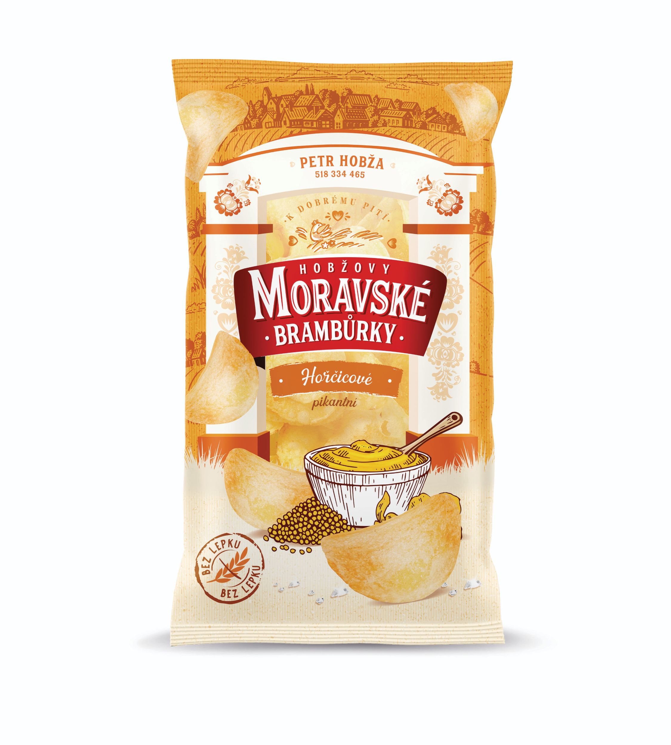 Trvanlivé potraviny - Moravské Brambůrky hořčicové 175 g