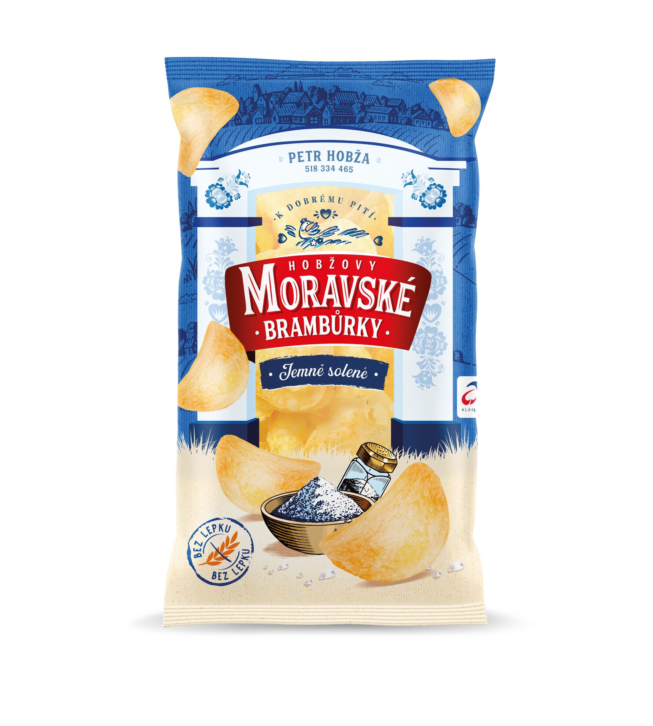 Trvanlivé potraviny - Moravské Brambůrky Jemně solené 175 g