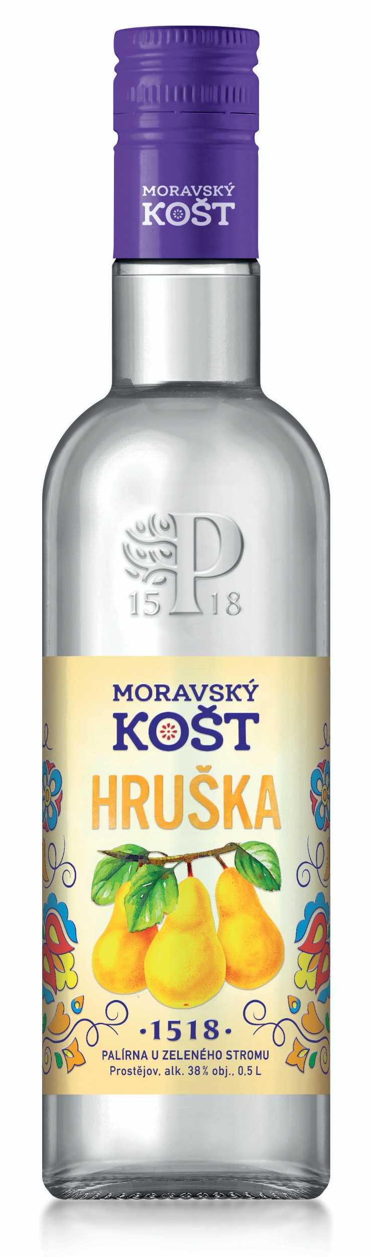 Nápoje - Moravský Košt Hruška 38% 0,5l
