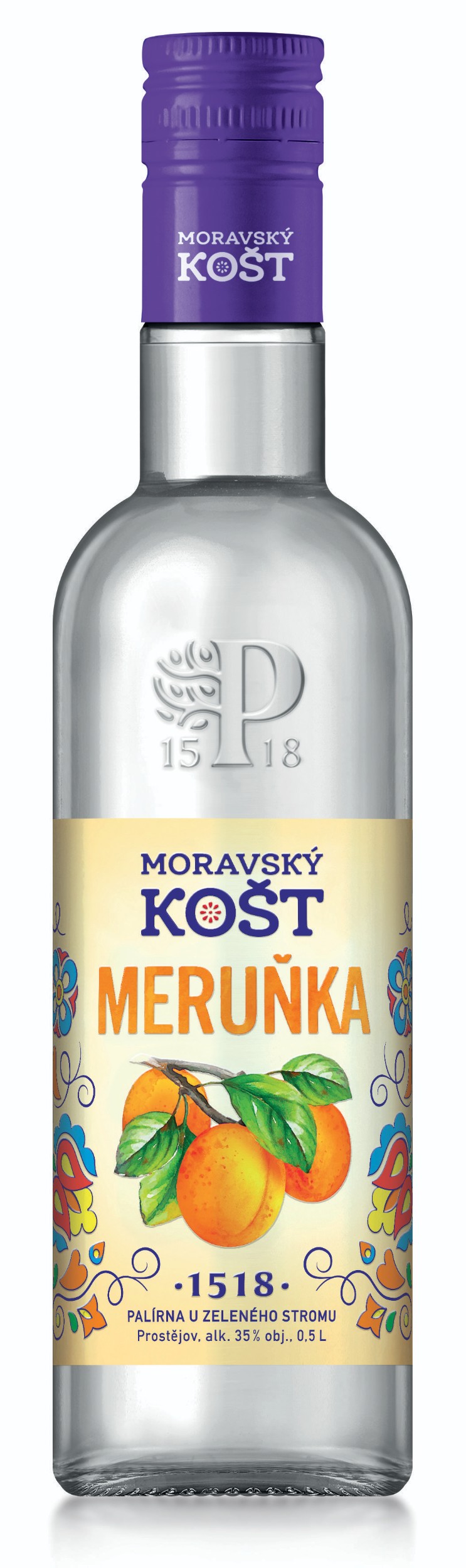 Nápoje - Moravský Košt Meruňka 35% 0,5l