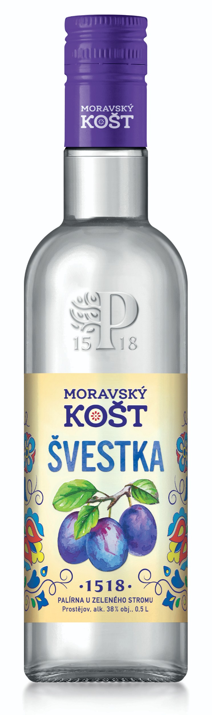 Nápoje - Moravský Košt Švestka 38% 0,5l