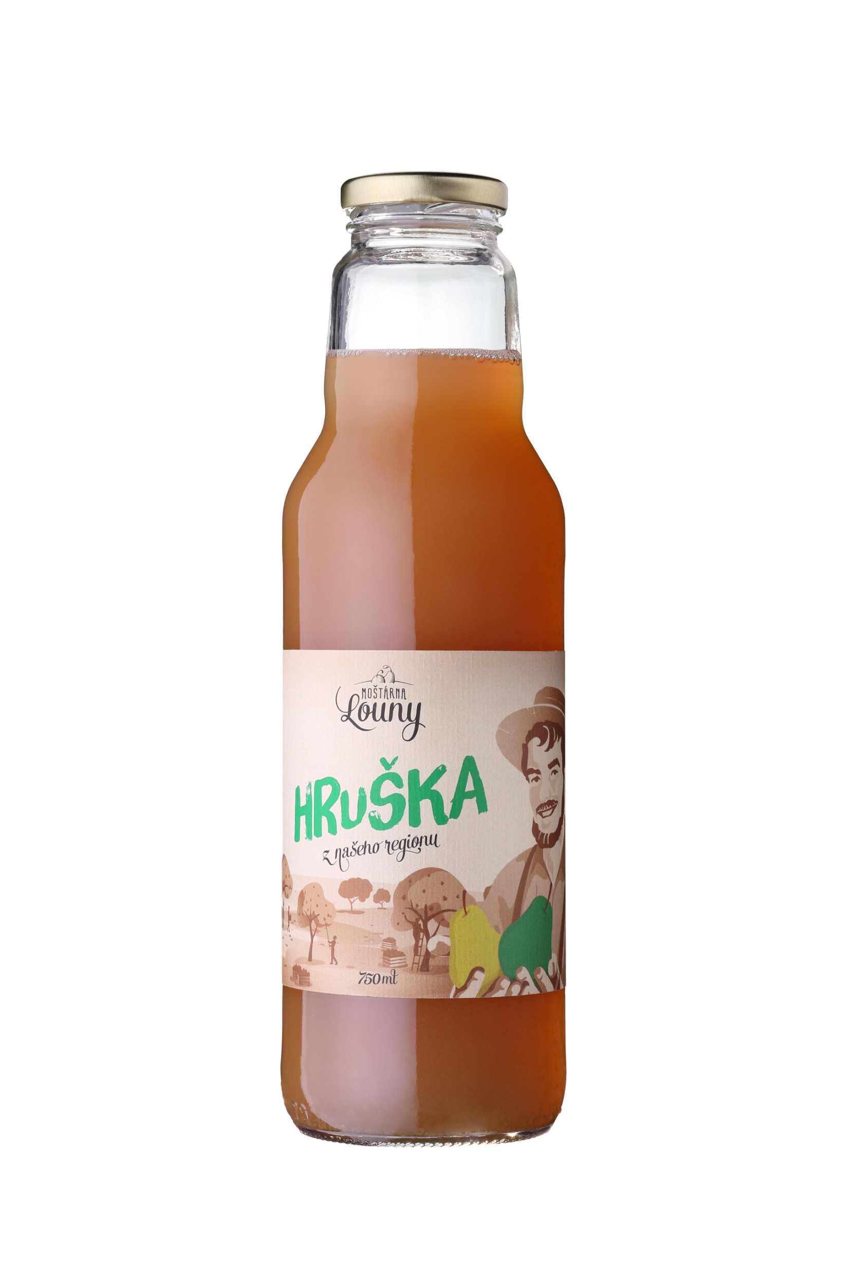 Nápoje - Moštárna Louny Mošt hruška 100% 750 ml
