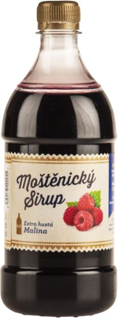 Nápoje - Moštěnický sirup Malina 0,7 l