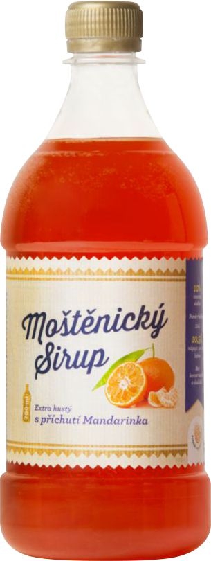 Nápoje - Moštěnický sirup Mandarinka 0,7 l