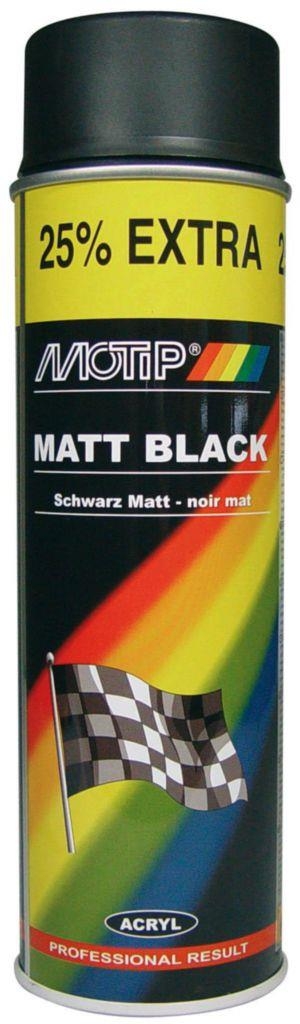 Auto-moto - Motip Barva černá matná UNI 500 ml
