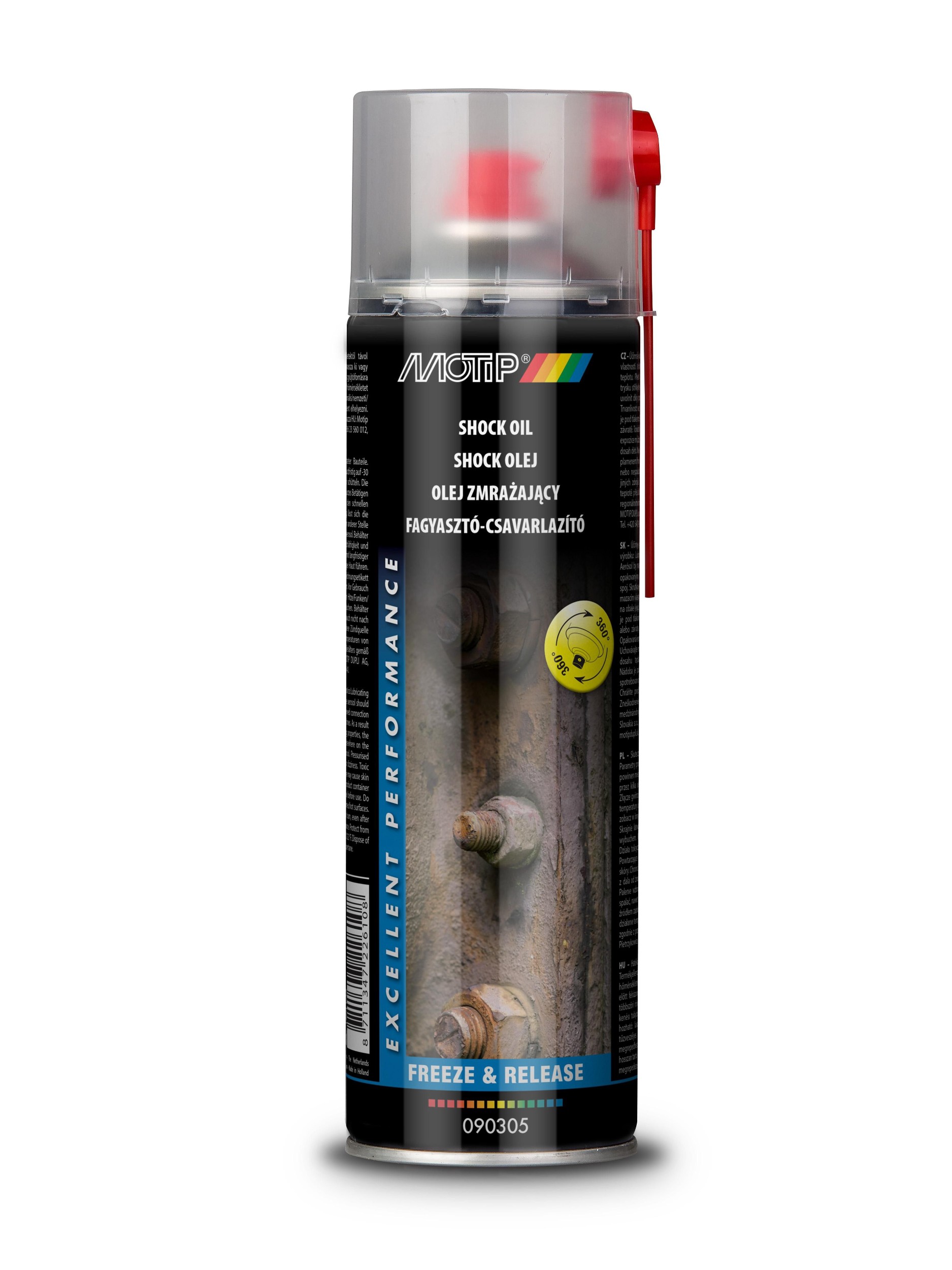 Auto-moto - Motip Shock oil-uvolňovač -30°C 500 ml