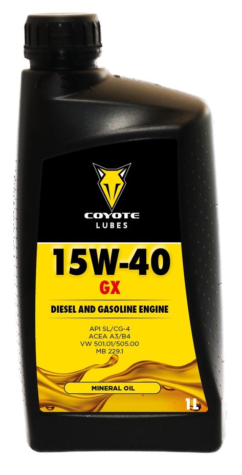 Auto-moto - Motorový olej Coyote Lubes 15W-40 GX 1 l