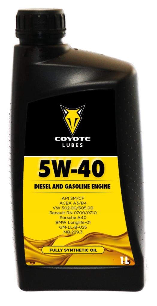 Auto-moto - Motorový olej Coyote Lubes 5W-40