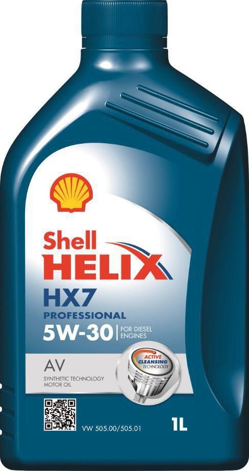 Auto-moto - Motorový olej Shell Helix HX7 Professional AV 5W-30 12* 1 l