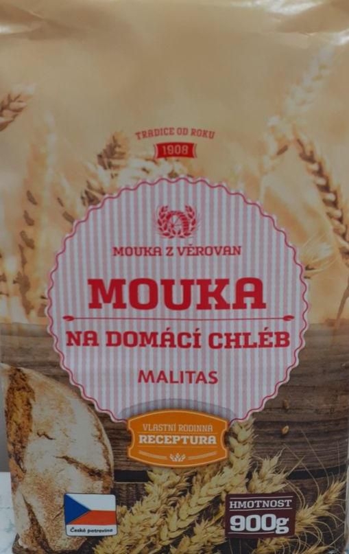 Trvanlivé potraviny - Mouka z Věrovan Mouka na domácí chléb 900g