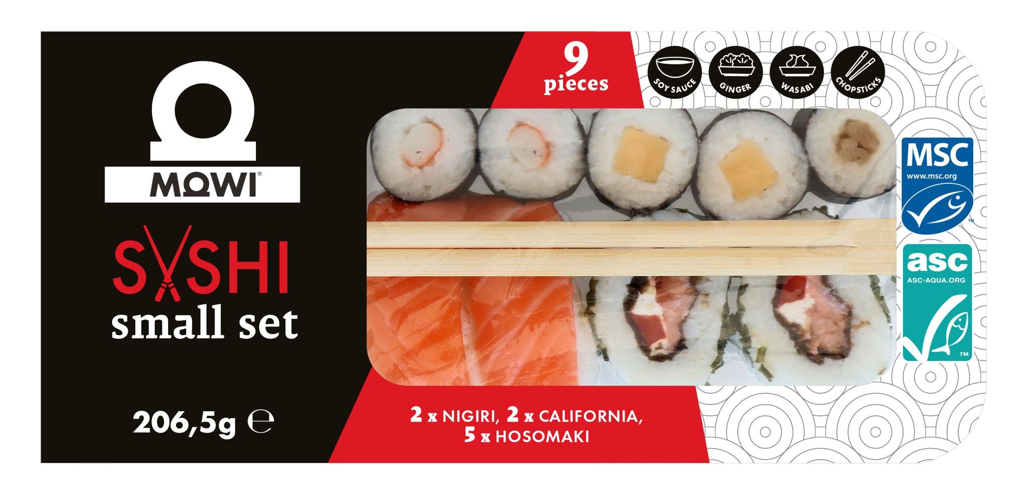 Hotová jídla - Mowi Sushi Hajimari 206,5 g