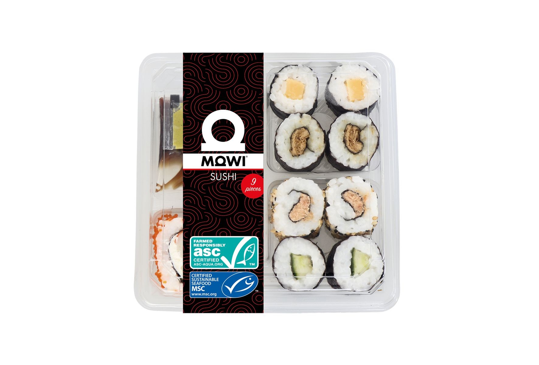 Hotová jídla - Mowi Sushi set 166g