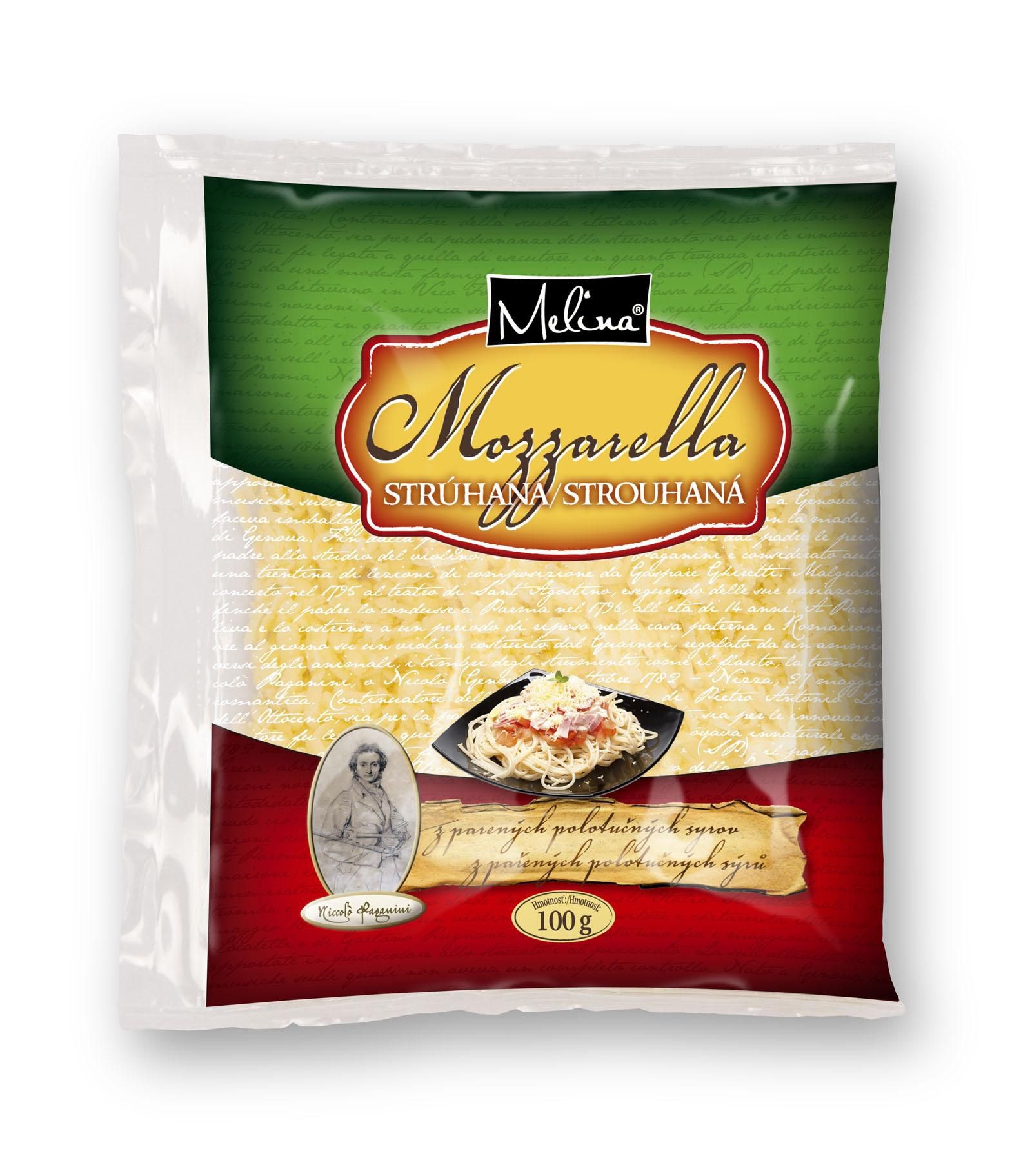 Mléčné a chlazené - Mozzarella strouhaný sýr 100g