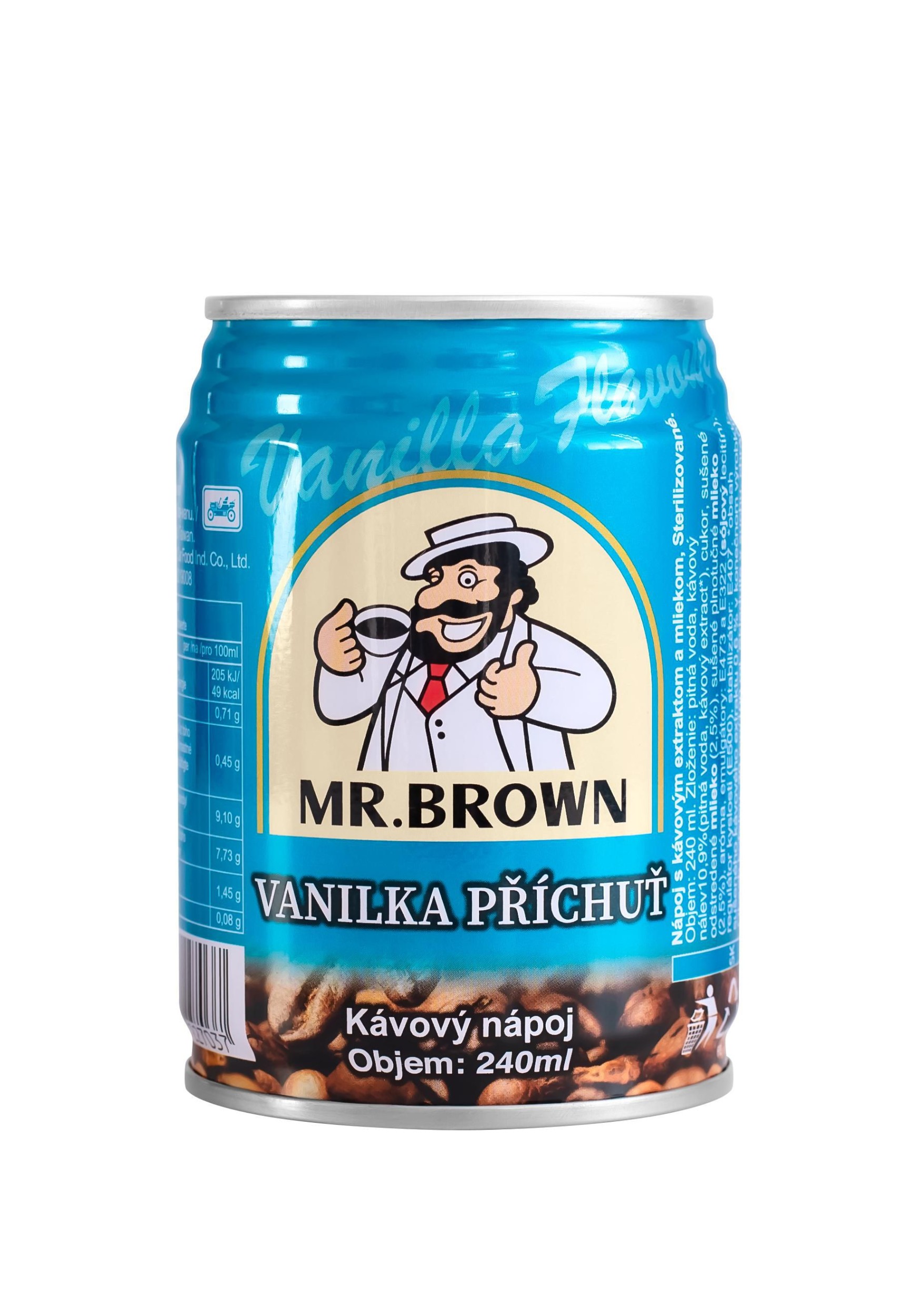 Nápoje - Mr.Brown Vanilla plech 240 ml