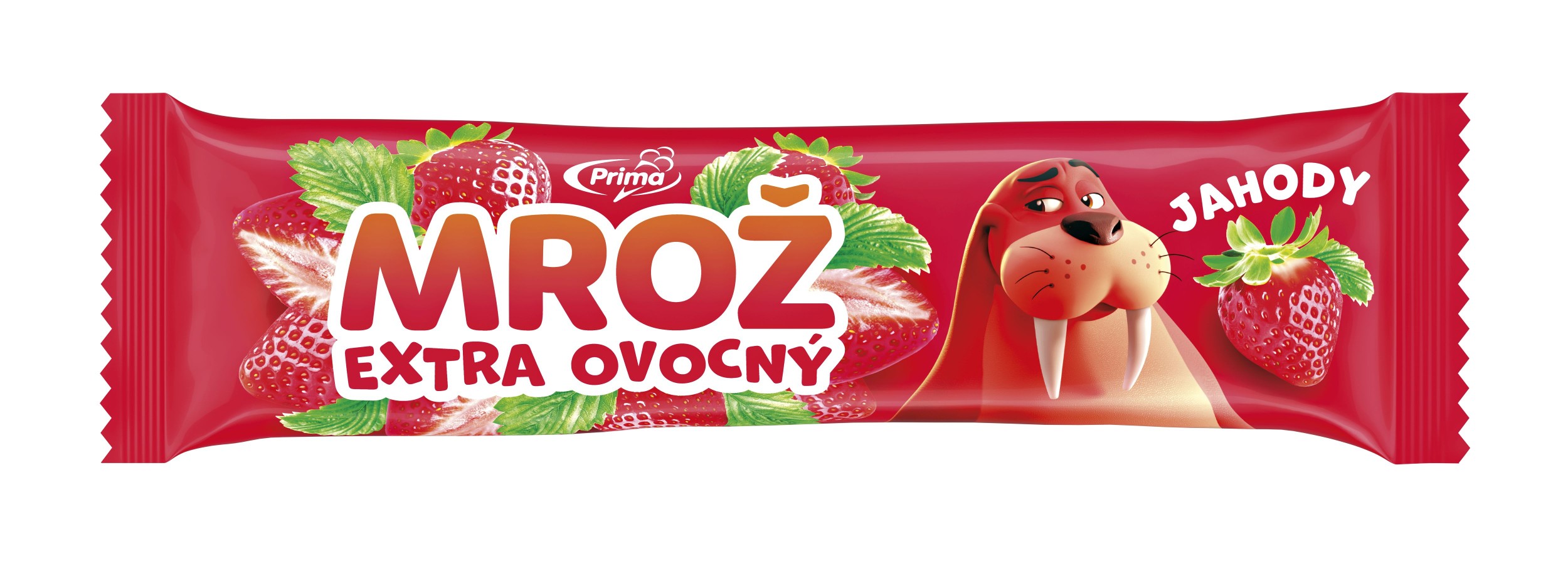 Mražené potraviny - Mrož Jahody v tmavé polevě 50ml