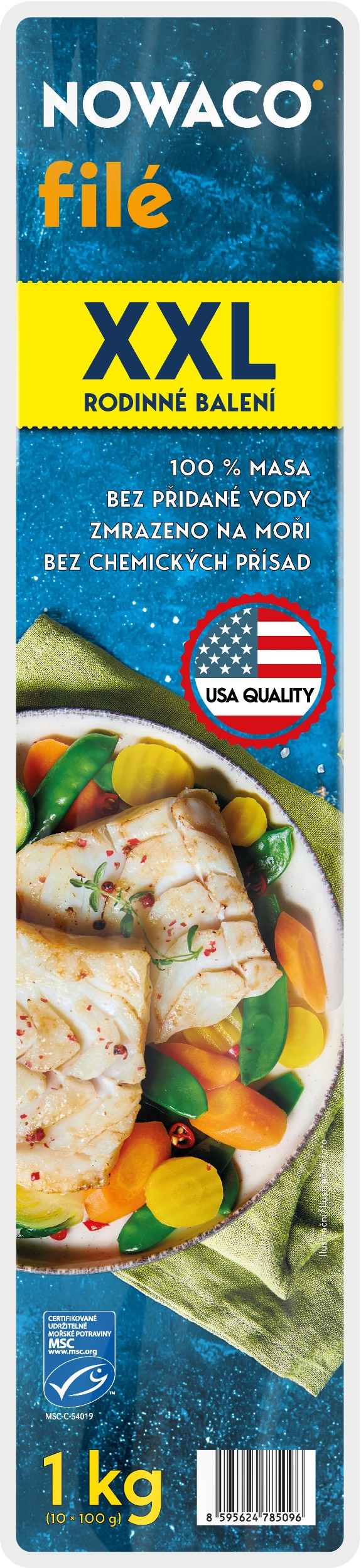 Mražené potraviny - MSC Filé porce mražené XXL 1kg