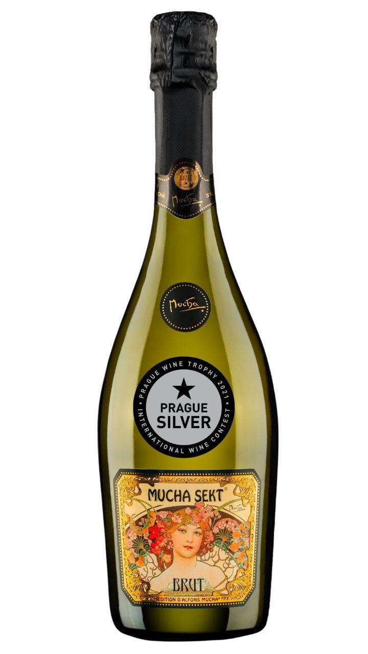 Nápoje - Mucha Sekt Brut 750 ml