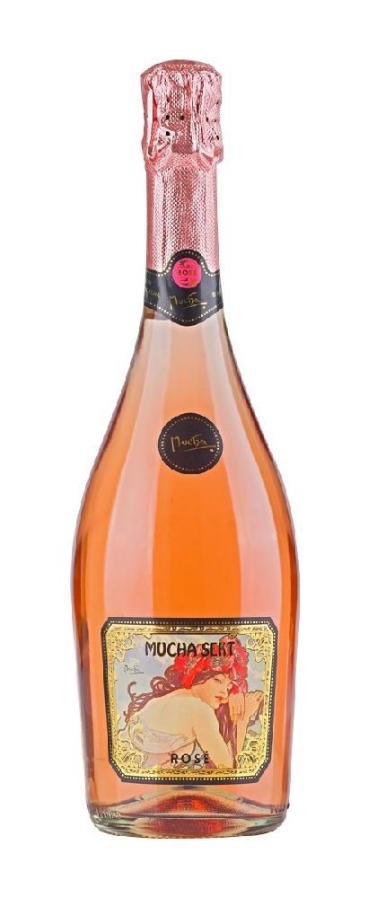 Nápoje - Mucha Sekt Rosé sec 750 ml