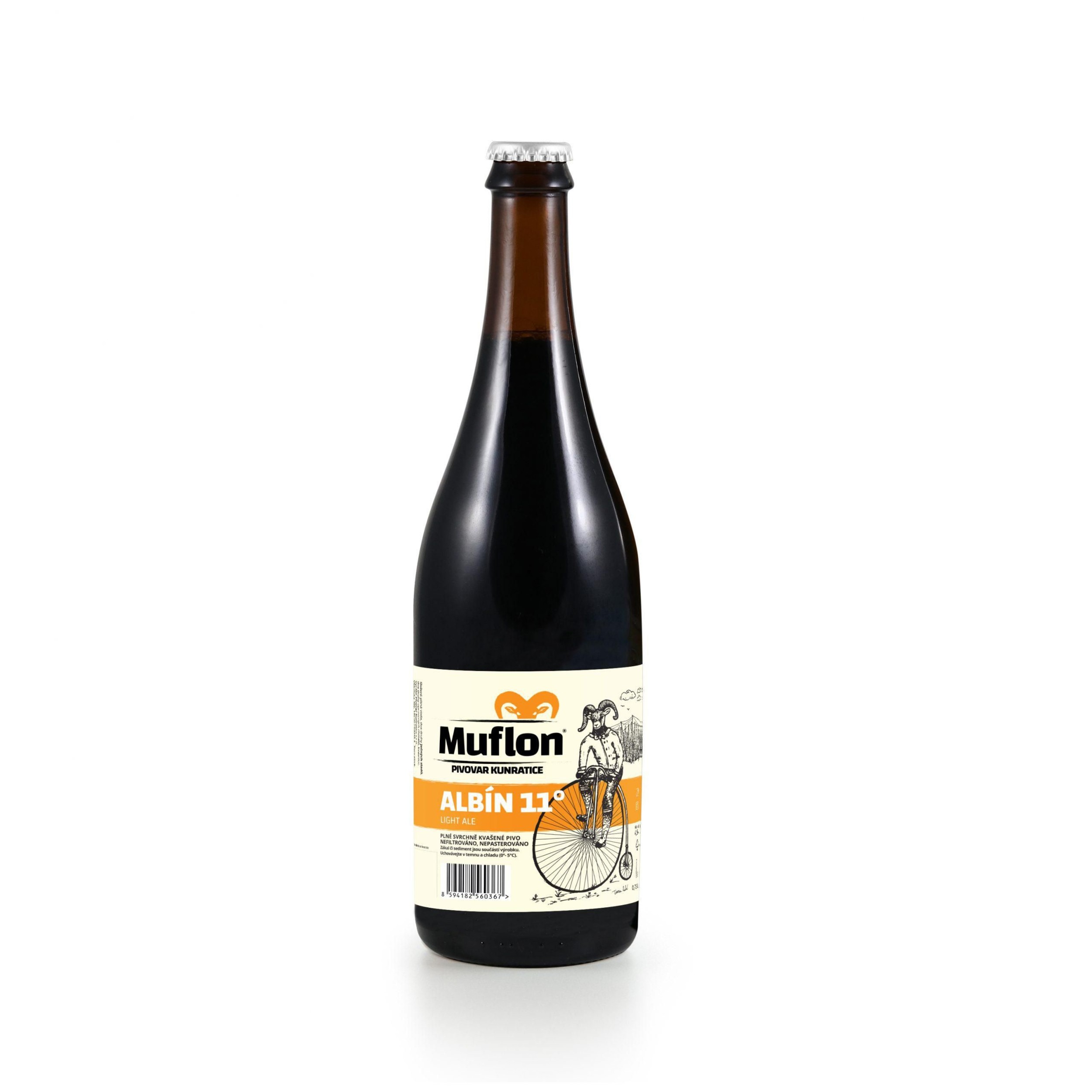 Nápoje - Muflon - Albín Ale 11° 0,75l